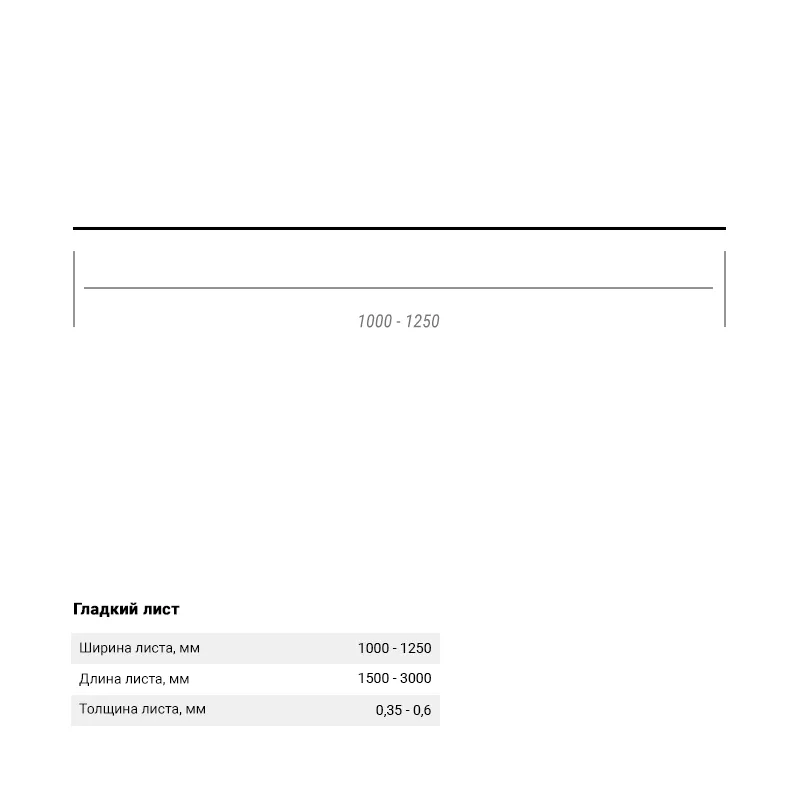 Гладкий лист Гладкий полиэстер RAL 9003 (Белый) 3000*1250*0,5 односторонний ламинированный